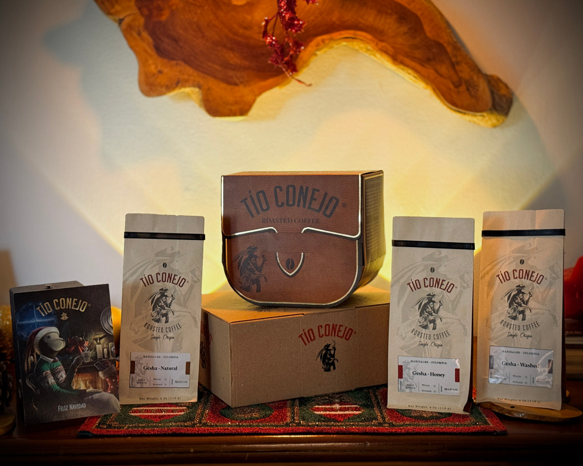 TRILOGIA GESHA 3 PAQUETES 4 OZ GRANO