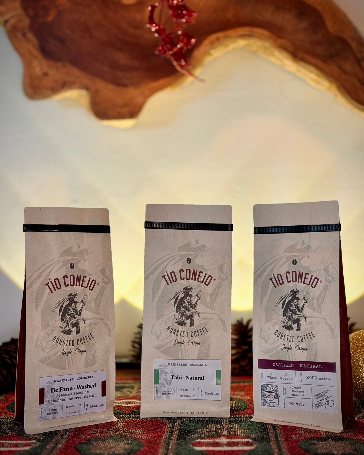 COLLECCION VARIEDADES EXÓTICAS 3 PAQUETES 4 OZ GRANO