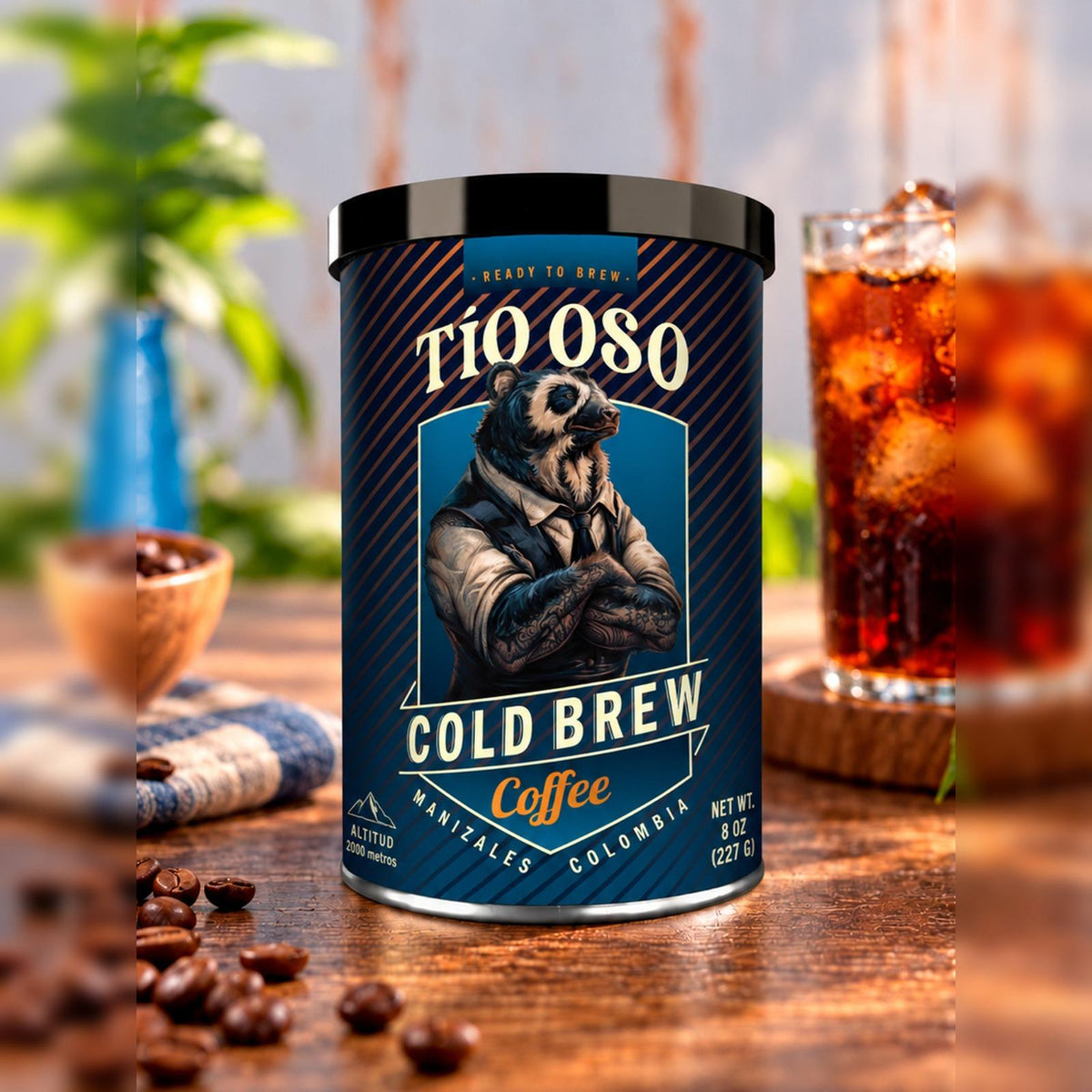 Tío Oso Cold Brew en lata de Tío Conejo