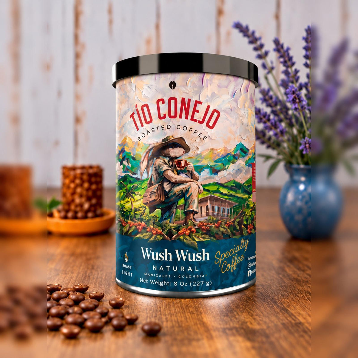 Wush Wush Natural en lata de Tío Conejo